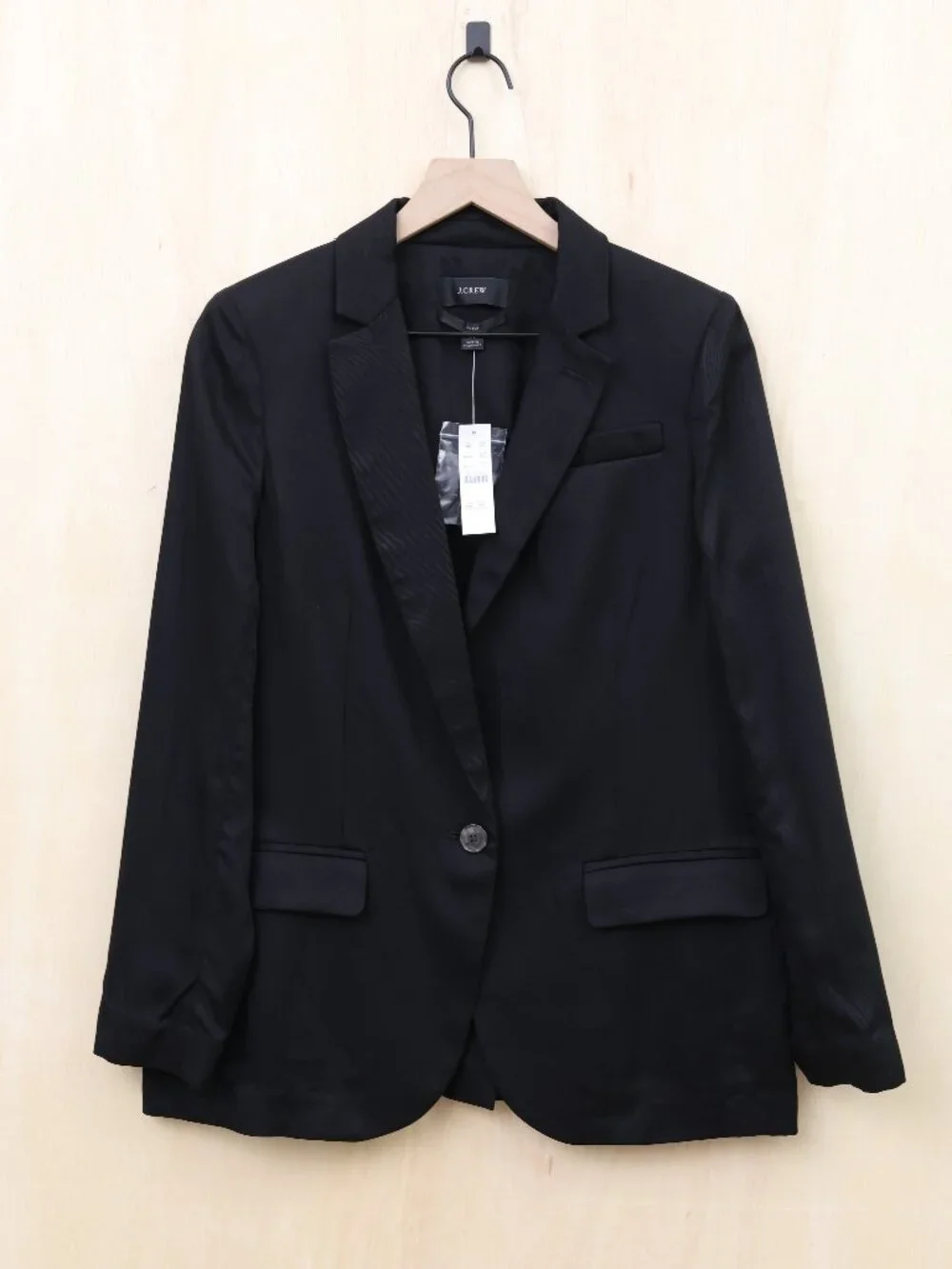NWT J.Crew Alfie Blazer in Black Size 6‎
